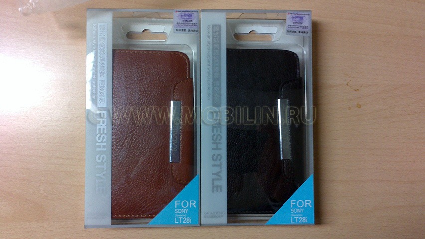 Чехол иск. кожа Sony Xperia Ion LT28