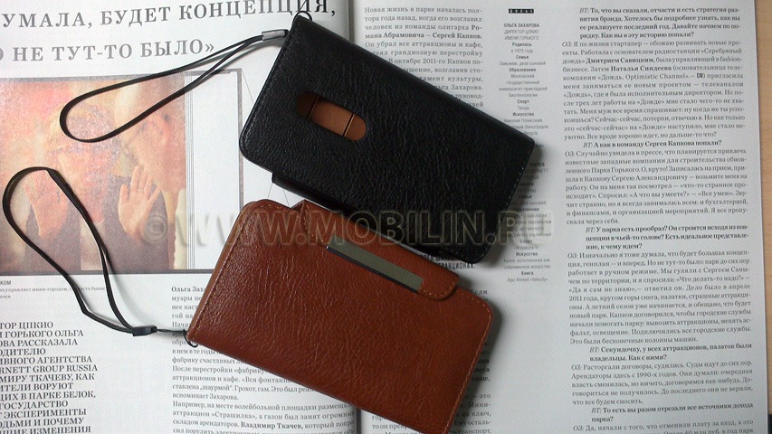 Чехол иск. кожа Sony Xperia Ion LT28